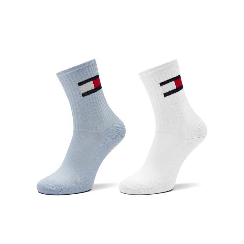 TOMMY HILFIGER - Pack azul de 2 medias para niños Tommy Hilfiger