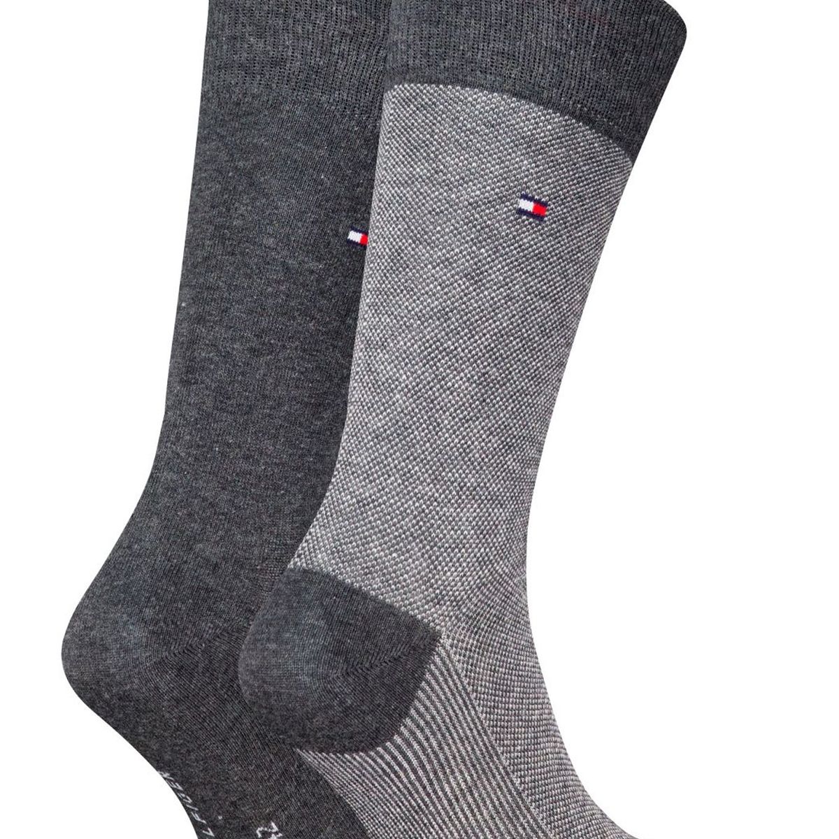 TOMMY HILFIGER - Pack gris de 2 medias con logo Tommy Hilfiger