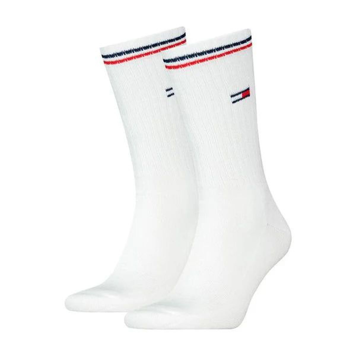 TOMMY HILFIGER - Pack blanco de 2 medias con logo Tommy Hilfiger