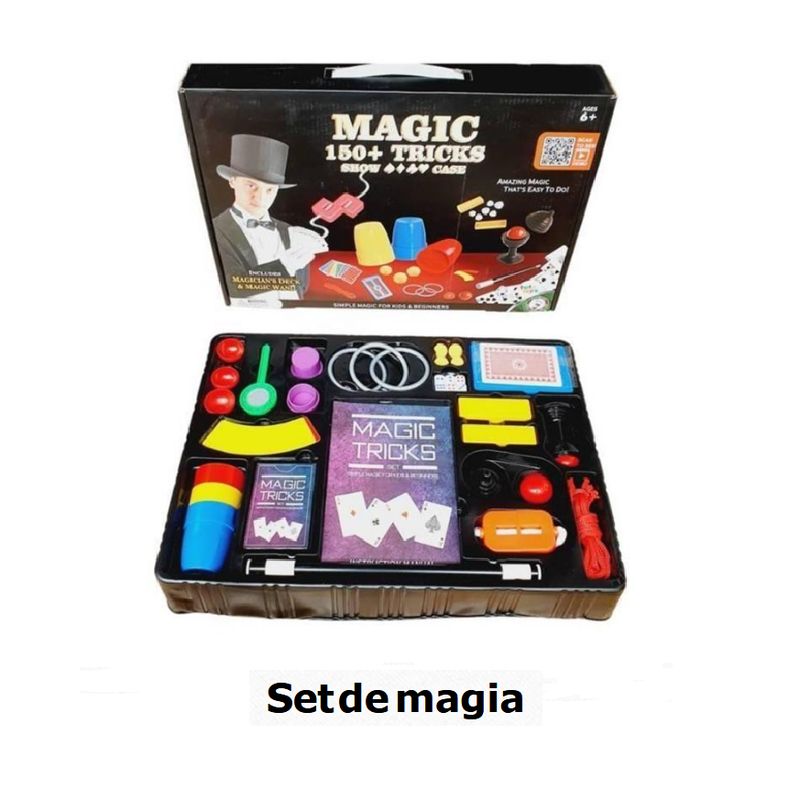 GENERICO - JUEGO DE MESA SET DE MAGIA APTO PARA NIÑOS +6 AÑOS