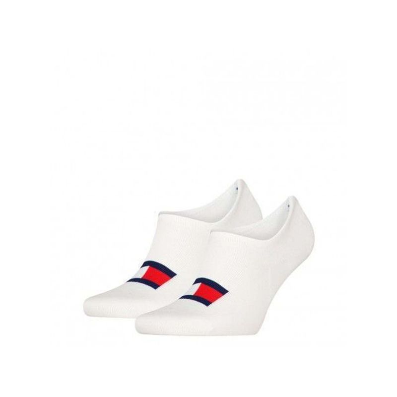 TOMMY HILFIGER - Pack blanco de 2 medias tobilleros Tommy Hilfiger