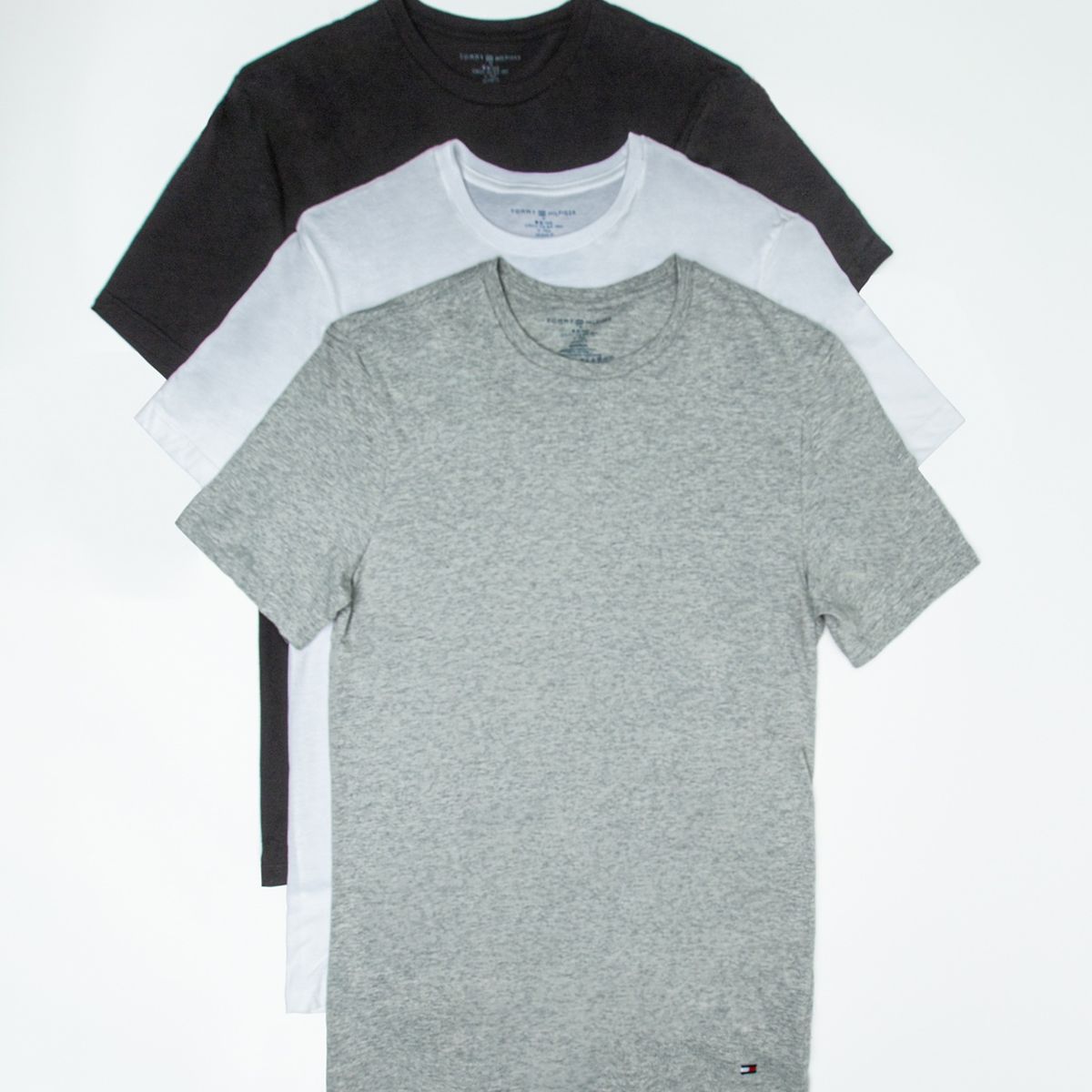 TOMMY HILFIGER - Pack multicolor de 3 Camisetas para hombres Tommy Hilfiger