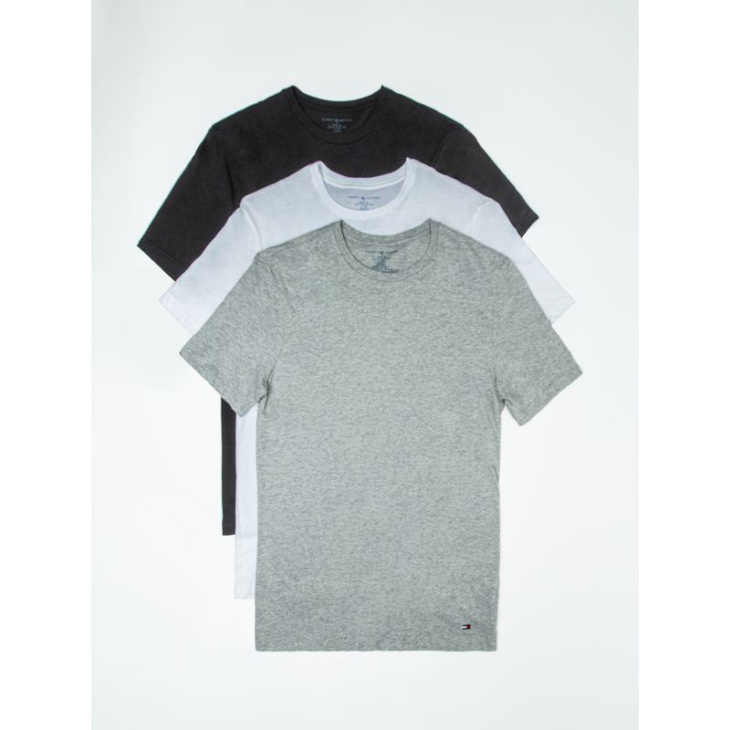 TOMMY HILFIGER - Pack multicolor de 3 Camisetas para hombres Tommy Hilfiger