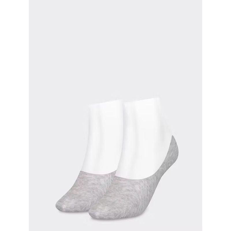 TOMMY HILFIGER - Pack gris de 2 medias tobilleros Tommy Hilfiger