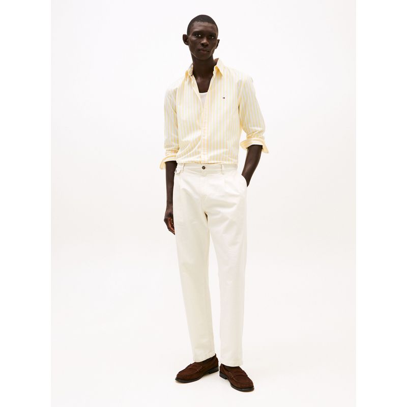 TOMMY HILFIGER - Camisa amarilla TH Flex de rayas Tommy Hilfiger
