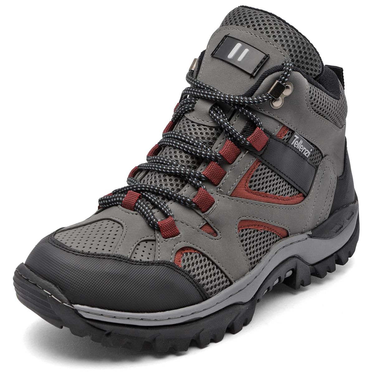 TELLENZI - Bota Outdoor Hombre Gris-Rojo tellenzi 9-101