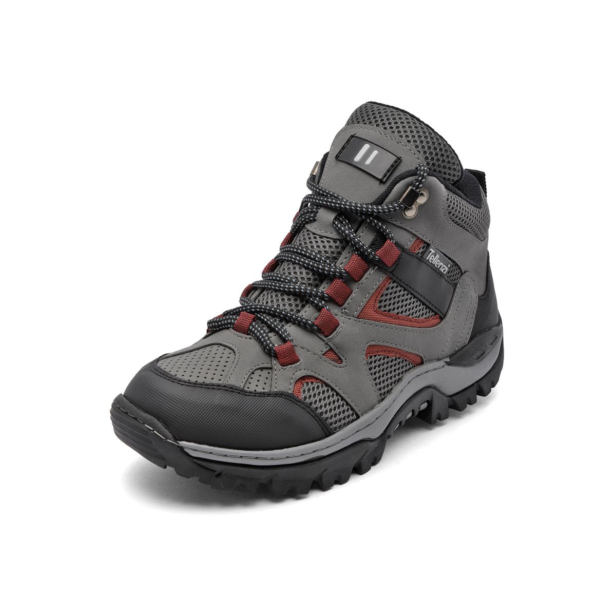 TELLENZI - Bota Outdoor Hombre Gris-Rojo tellenzi 9-101