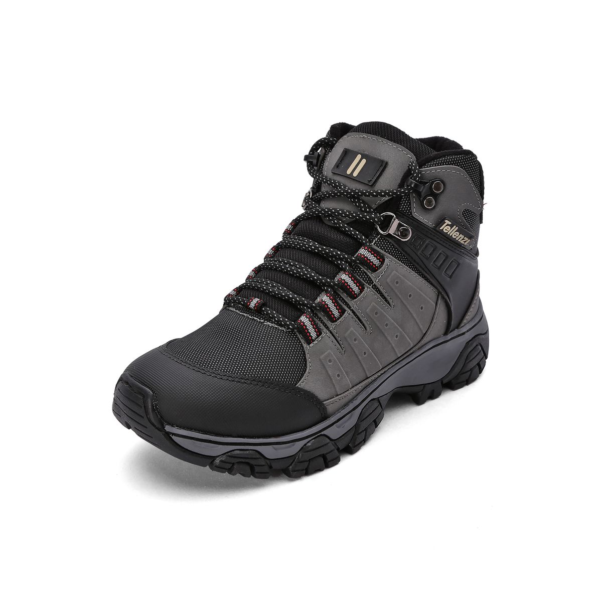 TELLENZI - Bota Outdoor Hombre Negro-Gris tellenzi 7-212