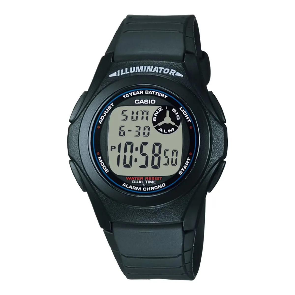 CASIO - Reloj Casio Modelo F-200W-1A Diseño Deportivo