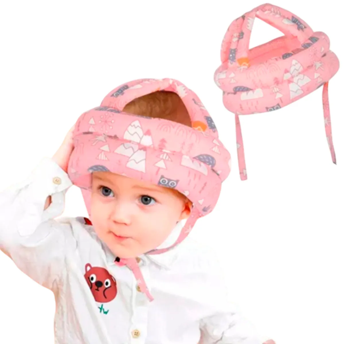 GENERICO - Casco Seguridad Bebes Protector Cabeza Antigolpe Caída Niños