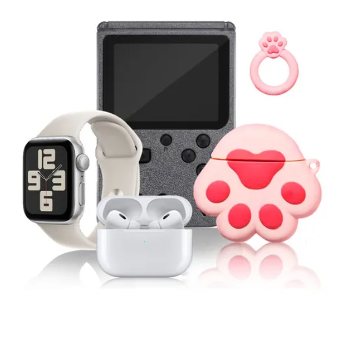 INNOVA - SmartWatch Deportivo Serie 8 Plus Con Audifonos Case Y Videojuegos