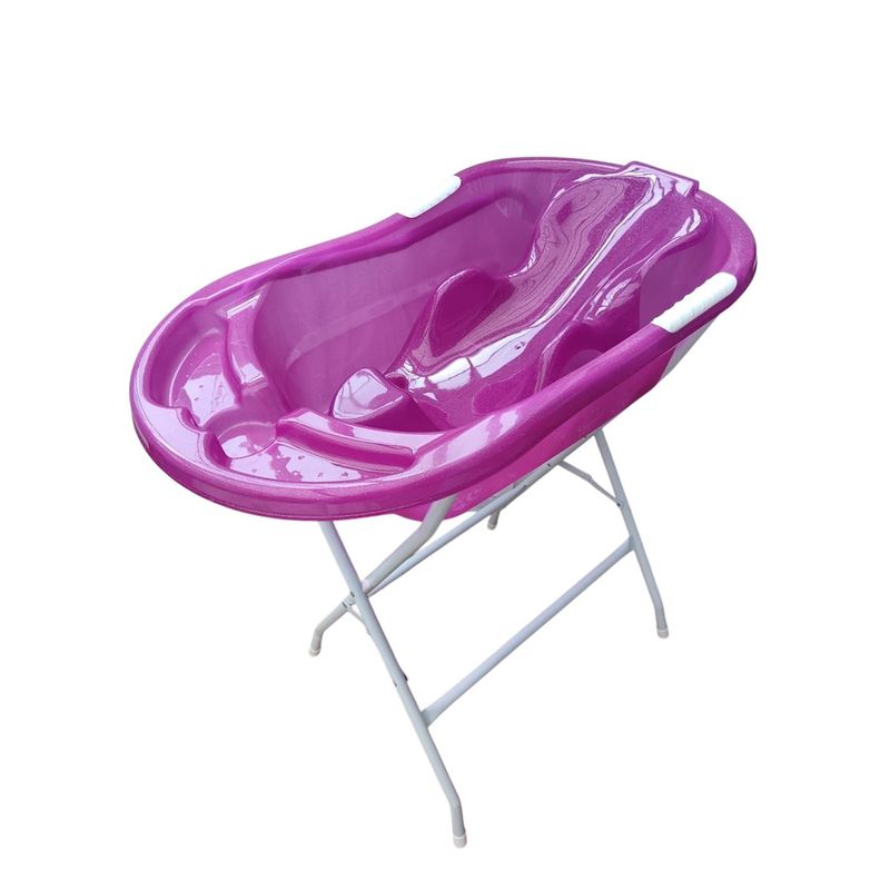 PRODEHOGAR - Bañera o tina para bebe con soporte y base metalica
