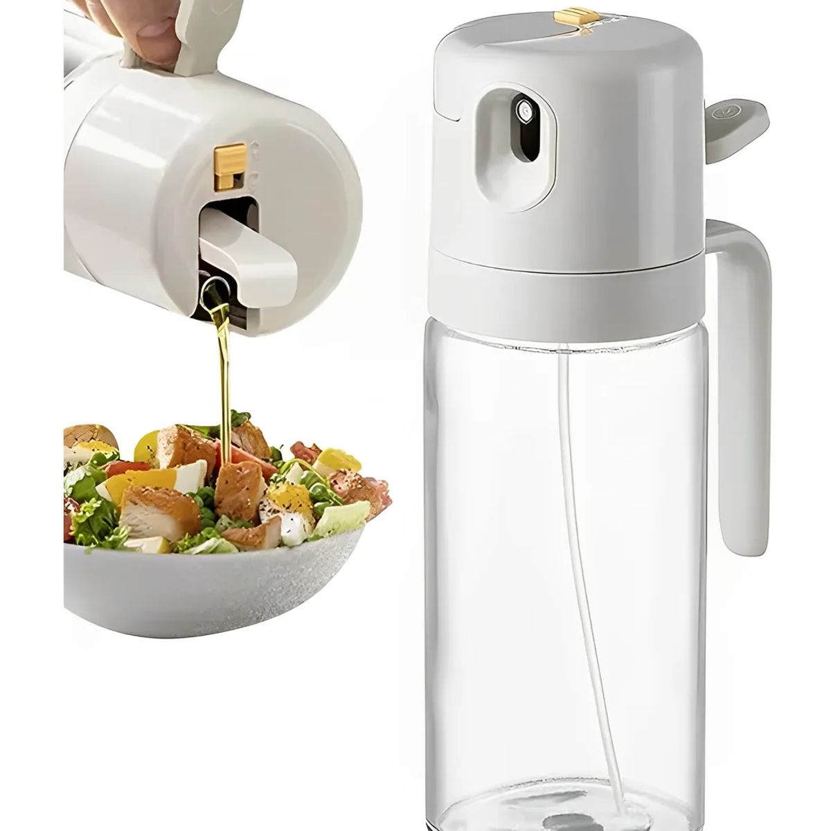 MILOPTS - Botella Dispensadora De Aceite Spray Para Cocina 550ml