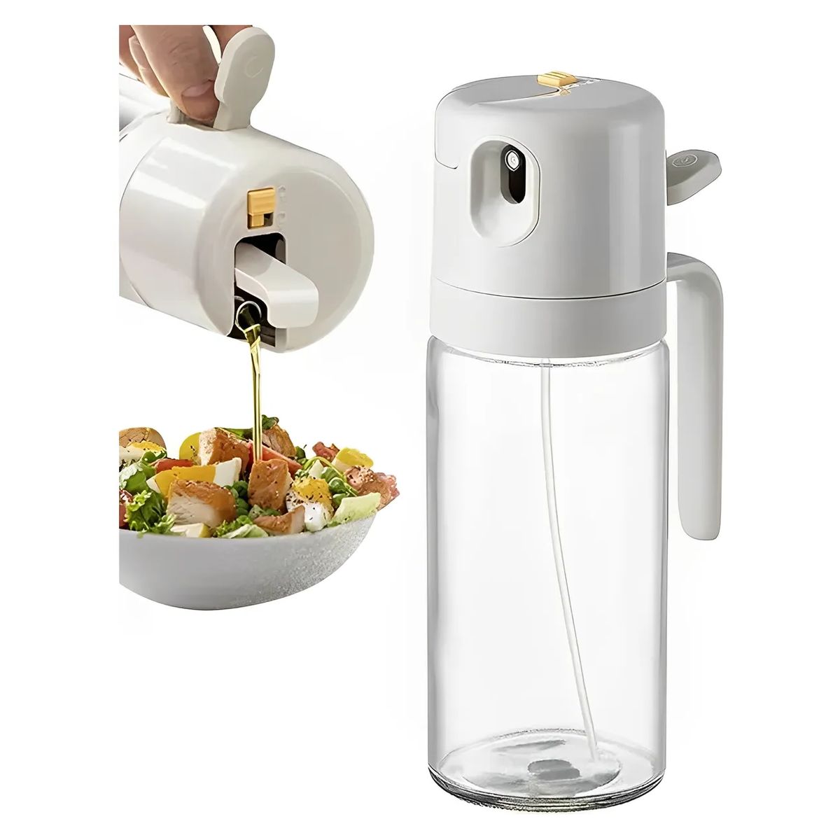 MILOPTS - Botella Dispensadora De Aceite Spray Para Cocina 550ml