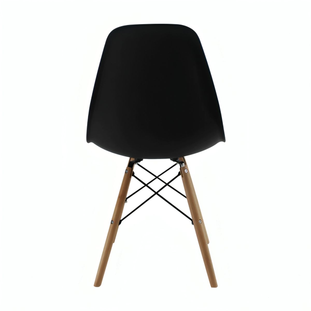 GENERICO - Silla Eames Comedor Sala Estar Moderna negro X2 Unidades_.