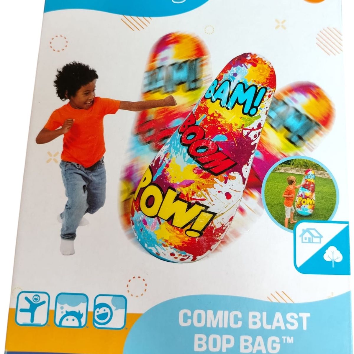 BESTWAY - Comic Blast Bop Bag  ¡diversión A Golpes!