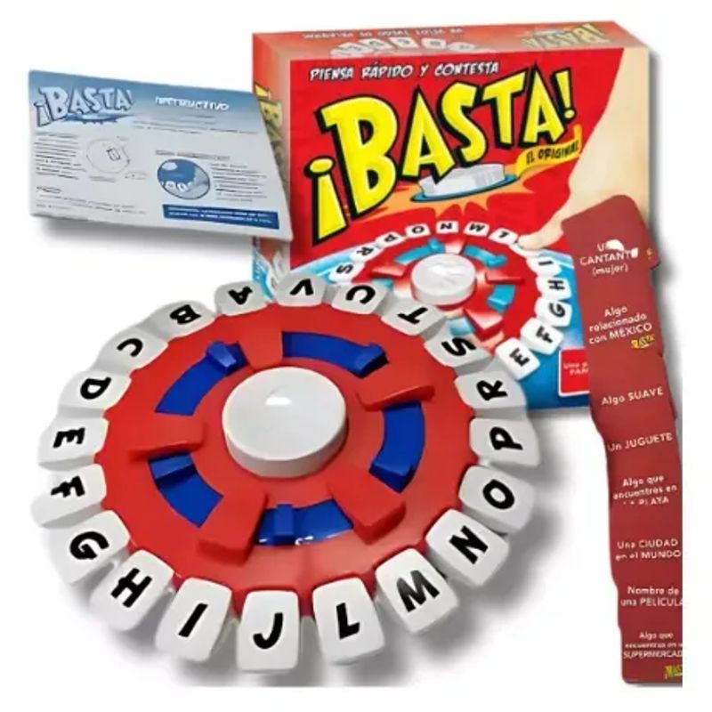 GENERICO - Juego de Mesa BASTA  Rápido Divertido y Familiar