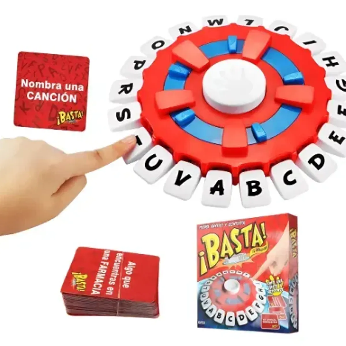 GENERICO - Juego de Mesa BASTA  Rápido Divertido y Familiar -Grande