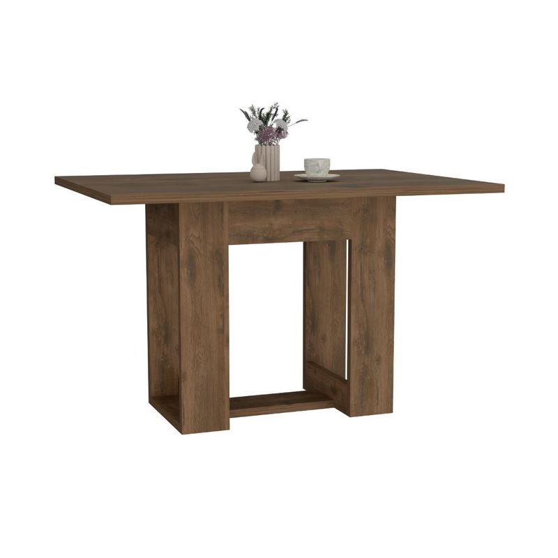 RTA DESIGN - Comedor Volder Nogal con Amplia Superficie