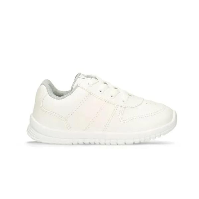 BUBBLE GUMMERS - Tenis Escolares Para Niños Bubblegummers Blanco Kapitan