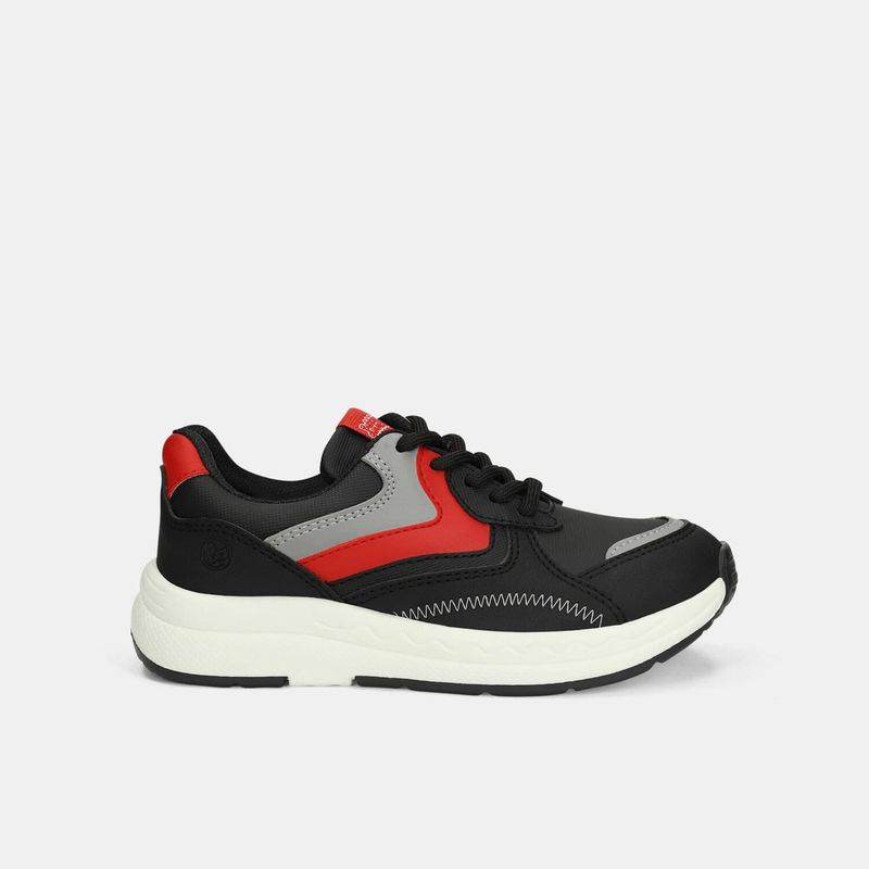 BUBBLE GUMMERS - Tenis Junior Para Niño Bubblegummers Negro Tendai Max 30-33
