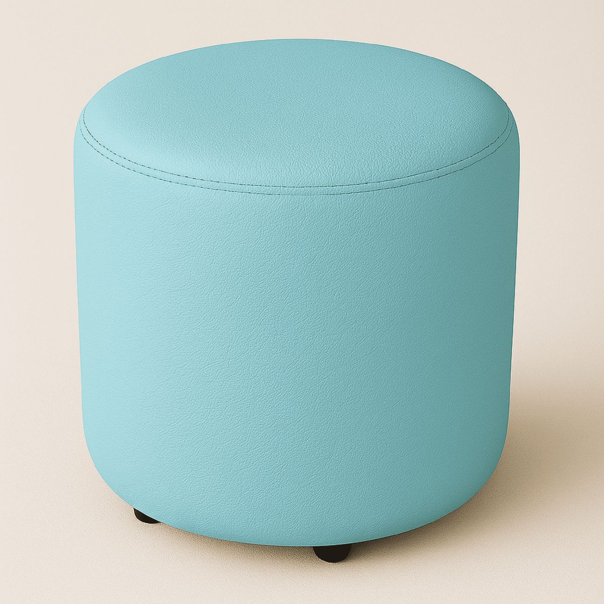 PUFF BOGOTA - Puff circular azul celeste