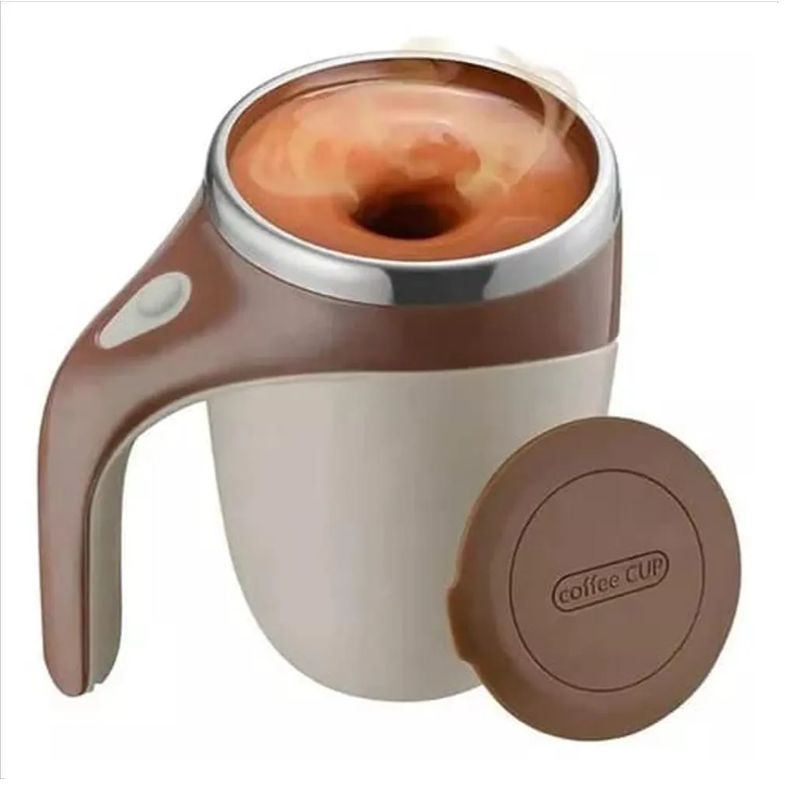 GENERICO - Termo Vaso Taza Mug Mezclador 450ml Recargable Hogar