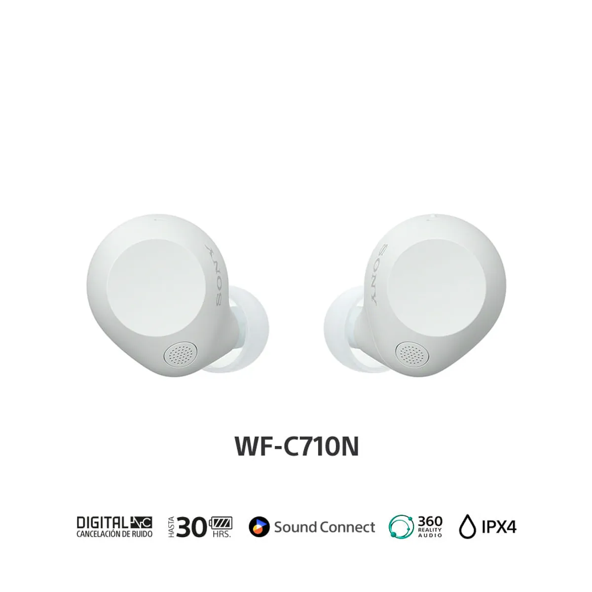 SONY - Audífonos inalámbricos con noise cancelling WF-C710N
