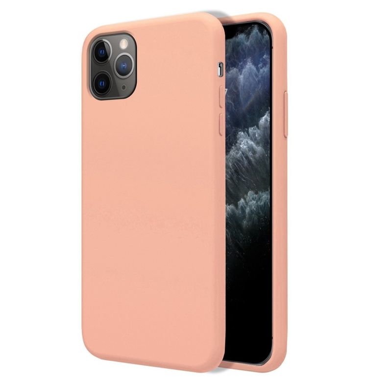 GENERICO - Funda Estuche Silicone Case Compatible Con iPhone 11 Pro Max Rosa