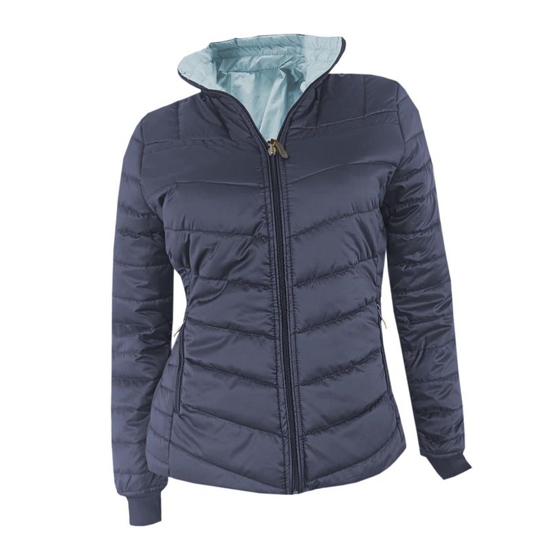 MODA EN CIRCUITO - Chaqueta Para Mujer Doble Faz en Impermeable