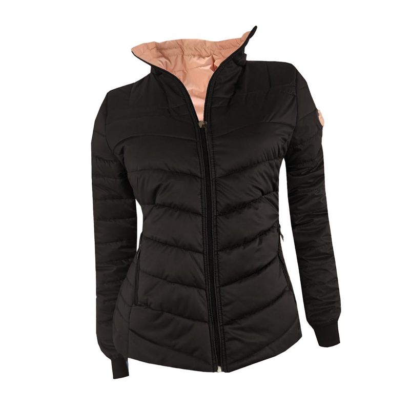 MODA EN CIRCUITO - Chaqueta Para Mujer Doble Faz en Impermeable