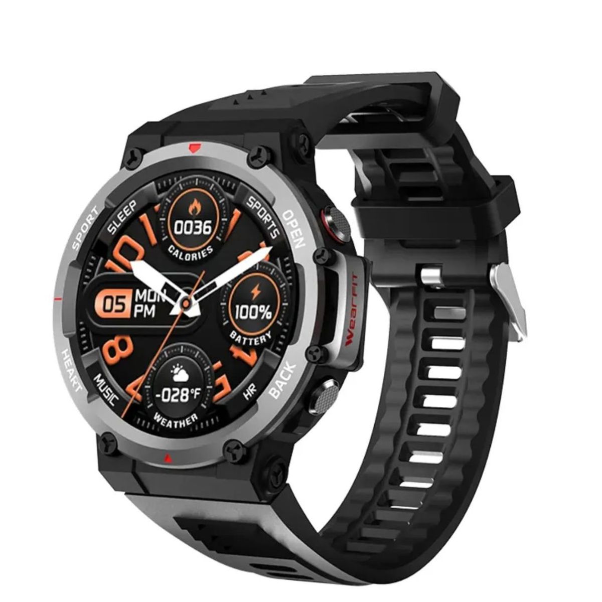 GENERICO - Reloj Inteligente Tactil Ip67 Wear Fit Pro Zw25 Deportivo