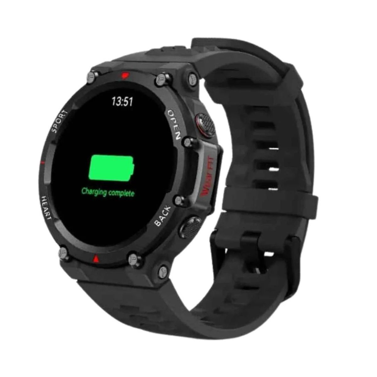 GENERICO - Reloj Inteligente Tactil Ip67 Wear Fit Pro Zw25 Deportivo