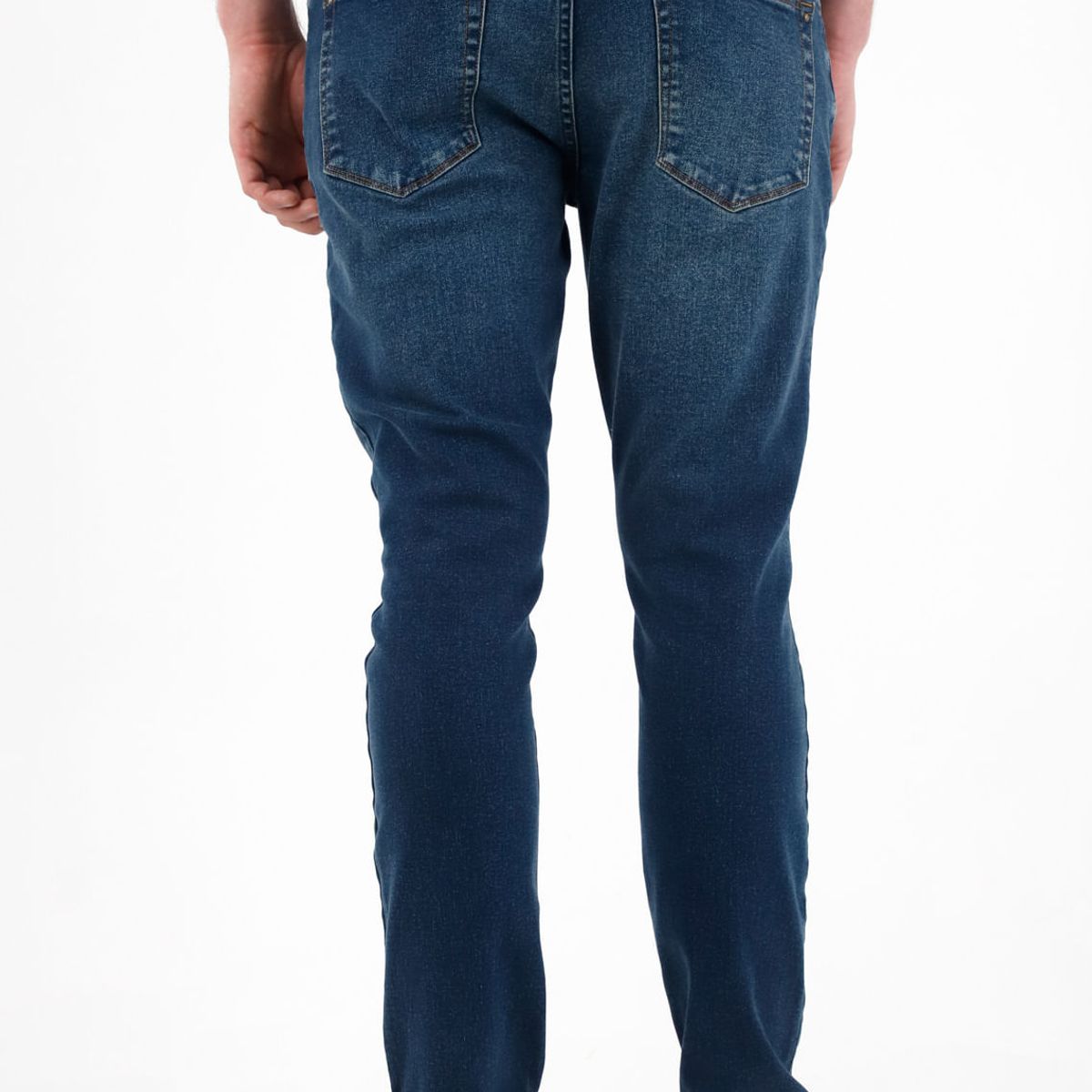 TENNIS - Jean Skinny tiro medio azul para hombre