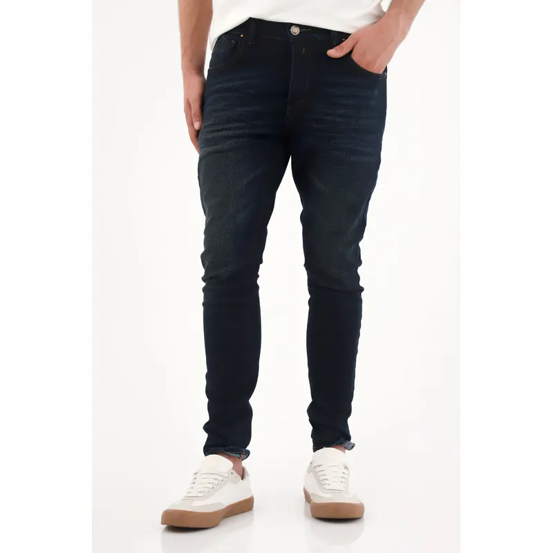 TENNIS - Jean Super Skinny tono raw para hombre