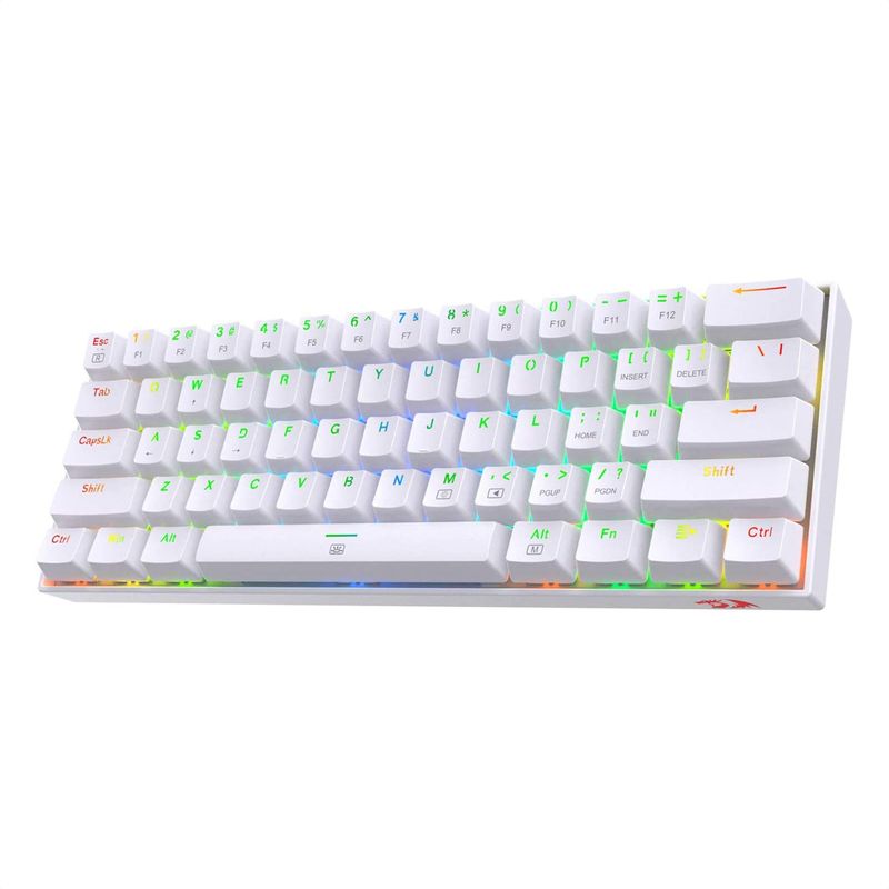 REDRAGON - Teclado Gamer Redragon K630W-RGB-US Dragonborn 60% Sw-Brown