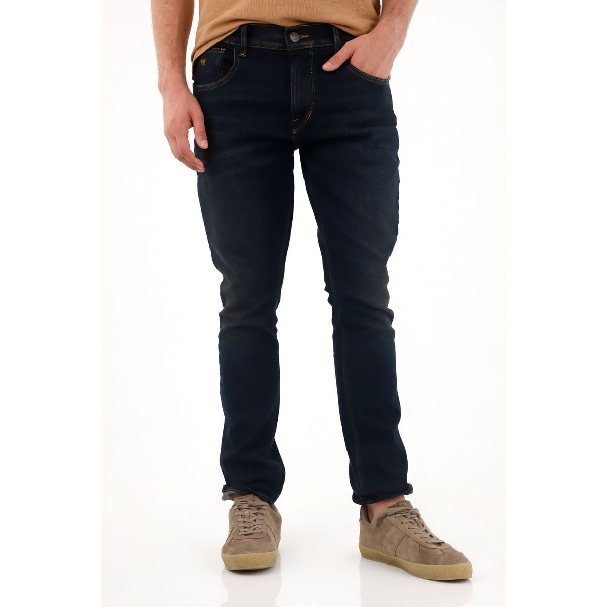 TENNIS - Jean Nudy tiro medio oscuro para hombre