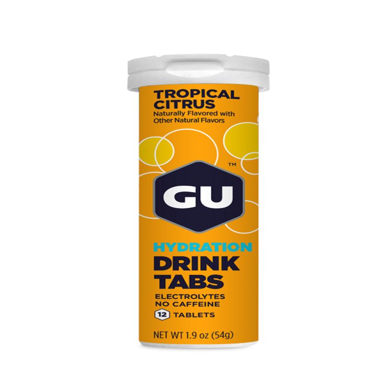 GU - Hidratante discos x 8 unidades Cítricos Tropicales sin cafeína