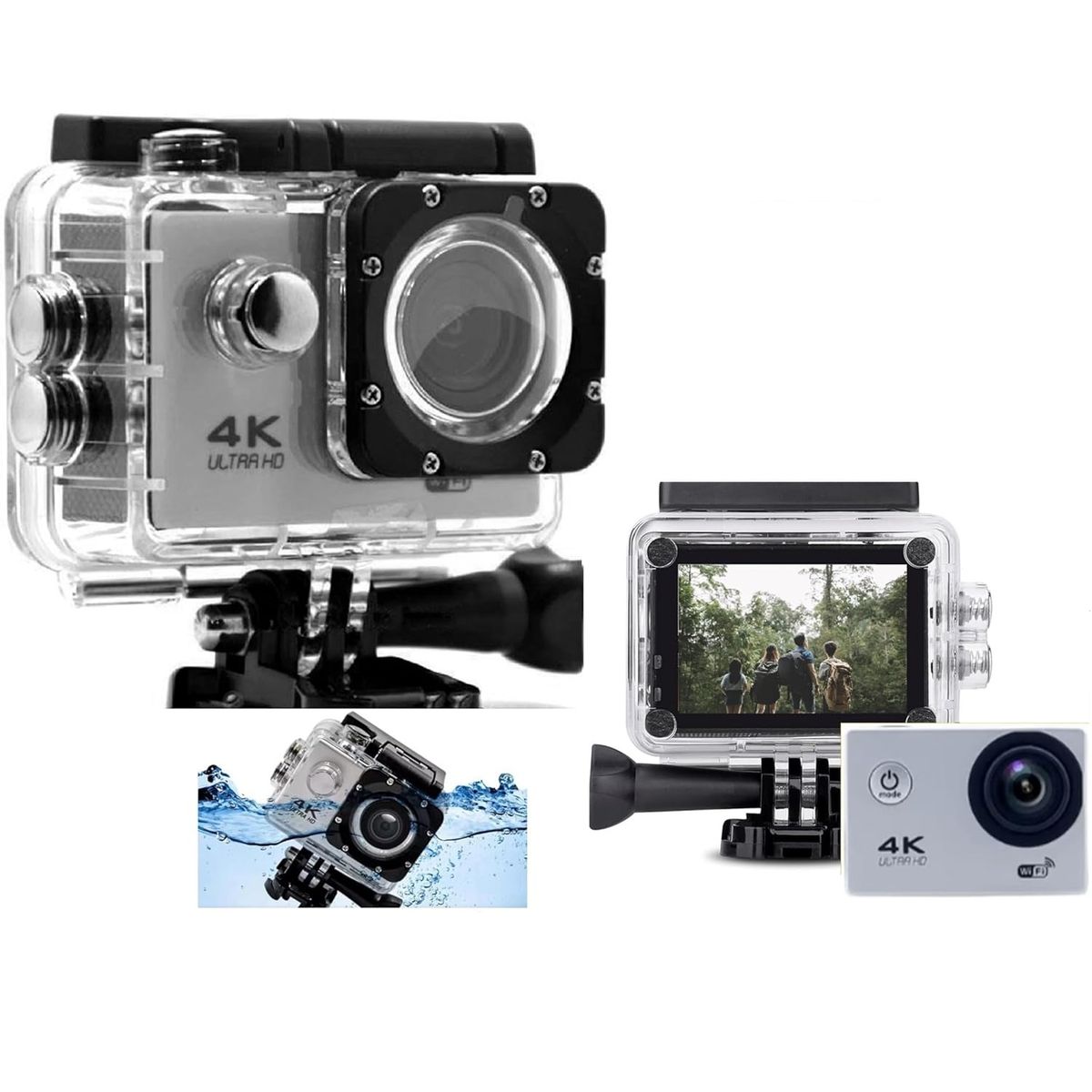 GENERAL - Camara Deportiva 4k Ultra HD Wifi Resistente Al Agua