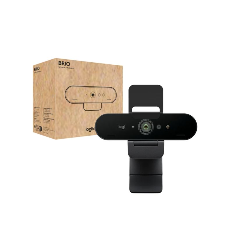 LOGITECH - Cámara Web Logitech Brío 4k ultra Hd usb