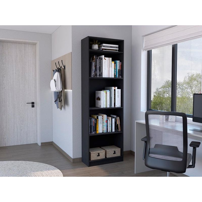 RTA DESIGN - Complemento de Biblioteca Home Wengue para Adicionar un Compartimiento a tus Espacios