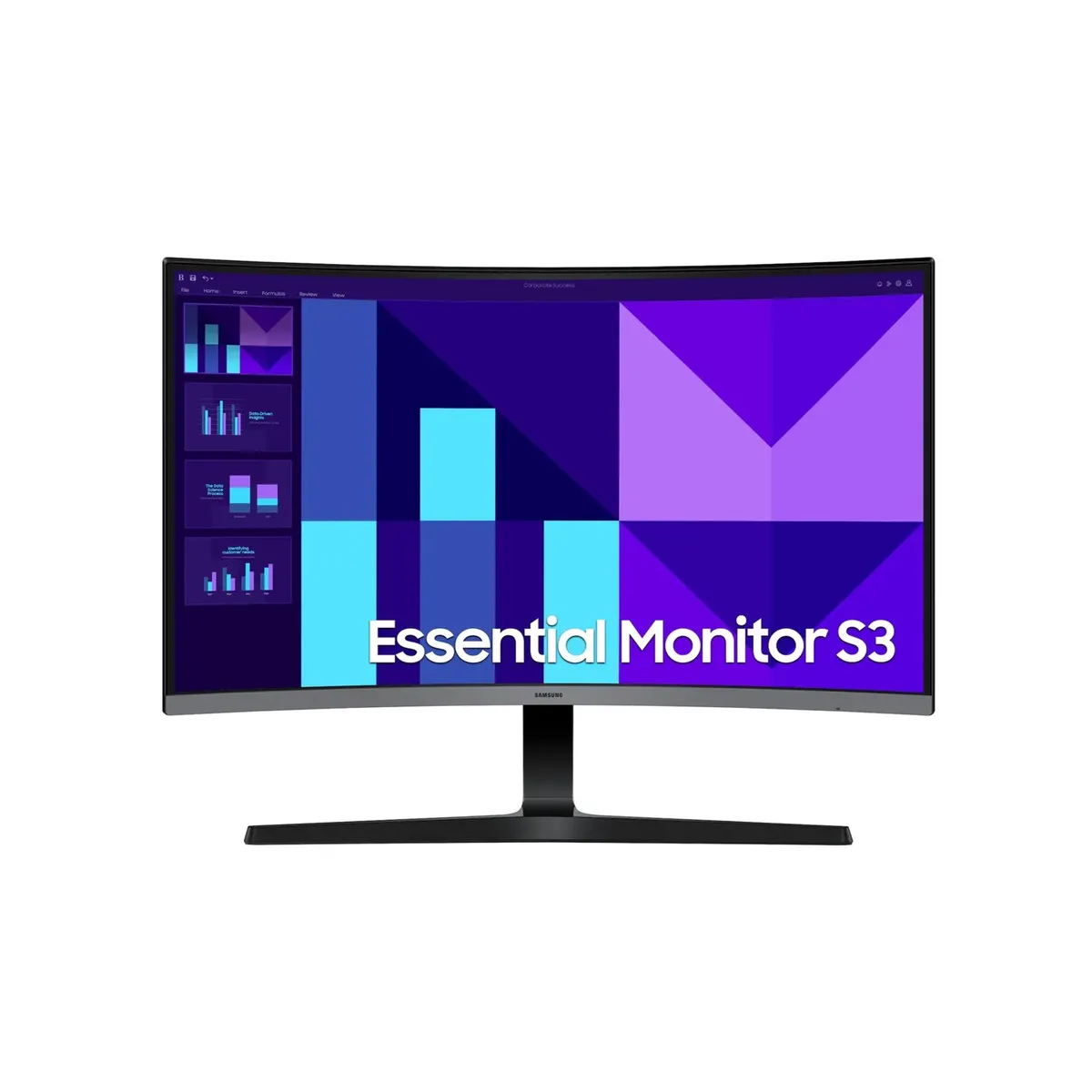 SAMSUNG - Monitor Samsung Curvo 27 S39 ESSENTIAL D390 Full Hd 100 Hz