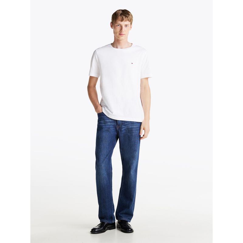 TOMMY HILFIGER - Camiseta blanca essential de corte regular Tommy Hilfiger