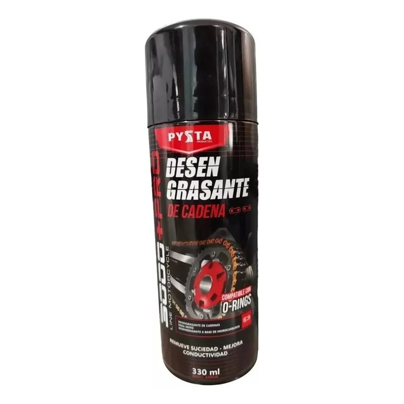 GENERICO - Desengrasante Cadena Protector Limpiador Spray 330ml Moto
