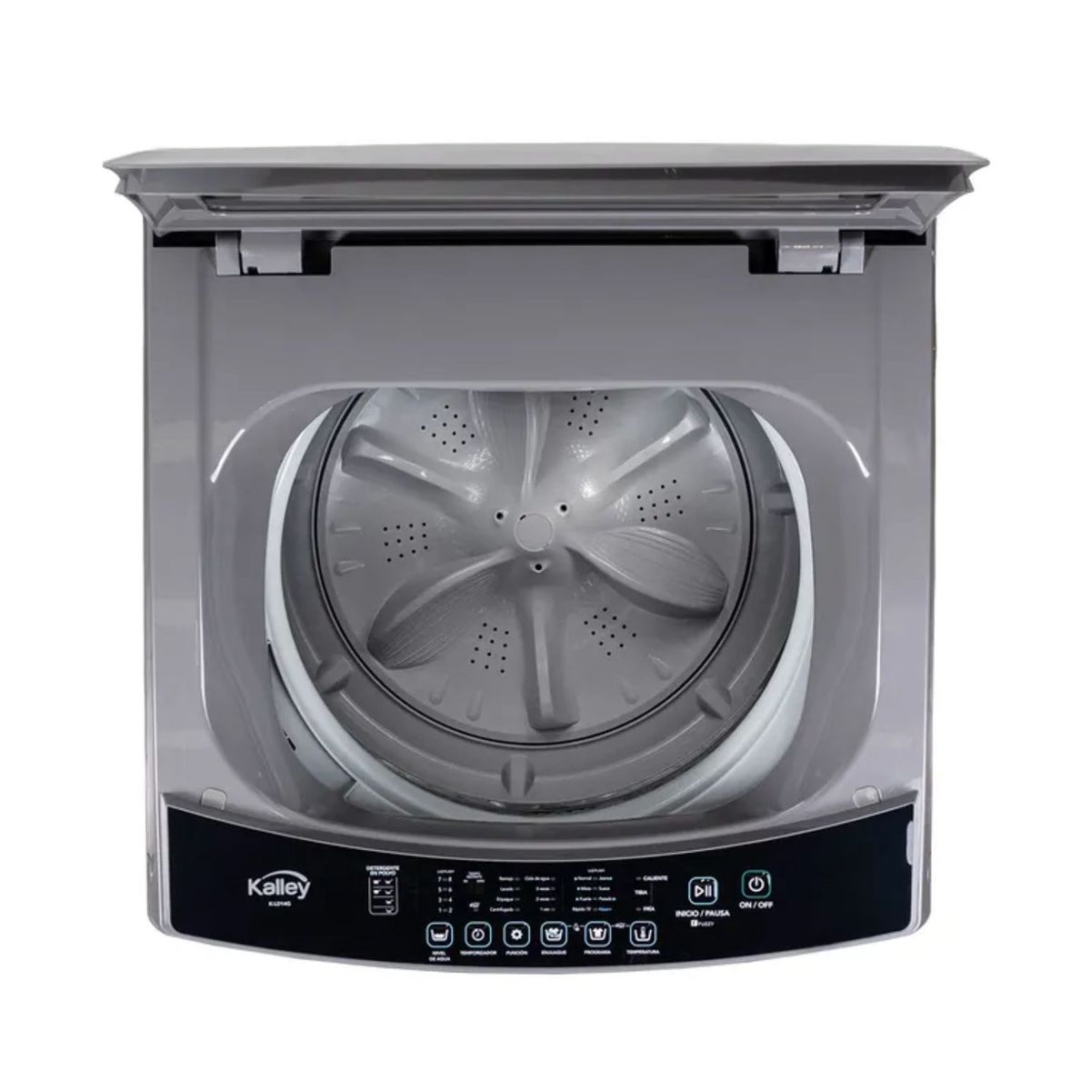 KALLEY - Lavadora KALLEY Carga Superior 14 Kilos K-LD14GE Gris