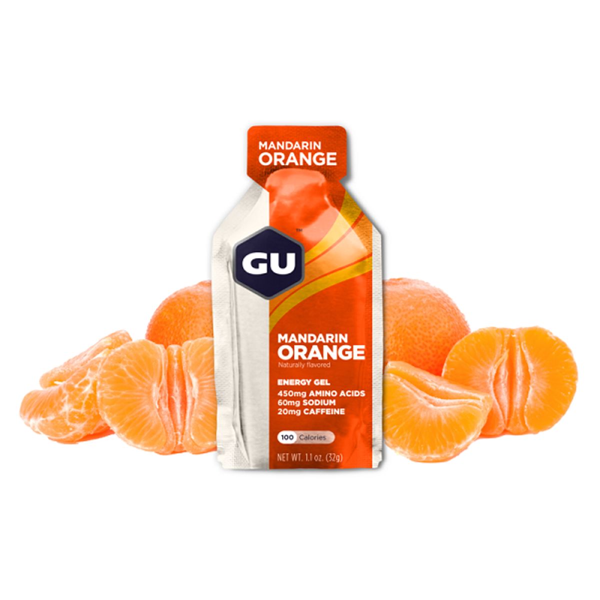 GU - Gel energizante x 24 unidades Mandarina con cafeína 20 mg