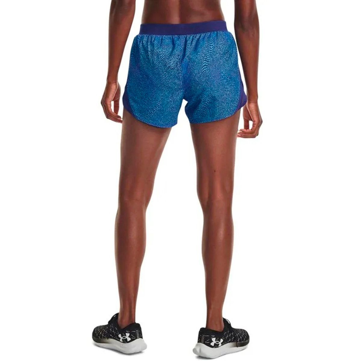 UNDER ARMOUR - UNDER ARMOUR  SHORT FLY BY 20 PRINTED RUNNING UNISEX AZUL
