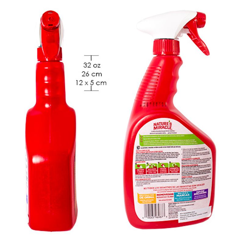 CATLIKE - Nature Miracle Dog Eliminador Manchas y Olores Lemon 32Oz