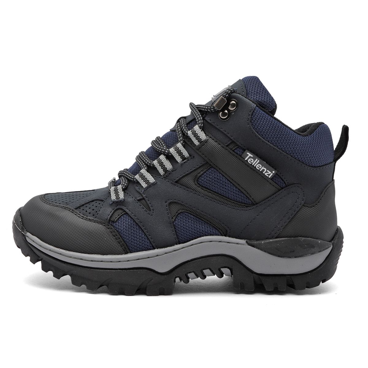 TELLENZI - Bota Outdoor Hombre Negro-Azul tellenzi 9-101