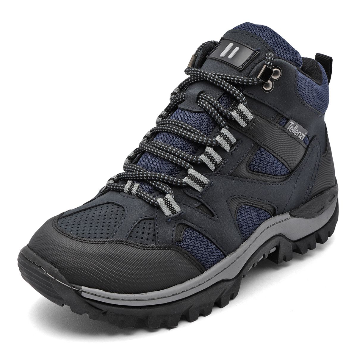 TELLENZI - Bota Outdoor Hombre Negro-Azul tellenzi 9-101